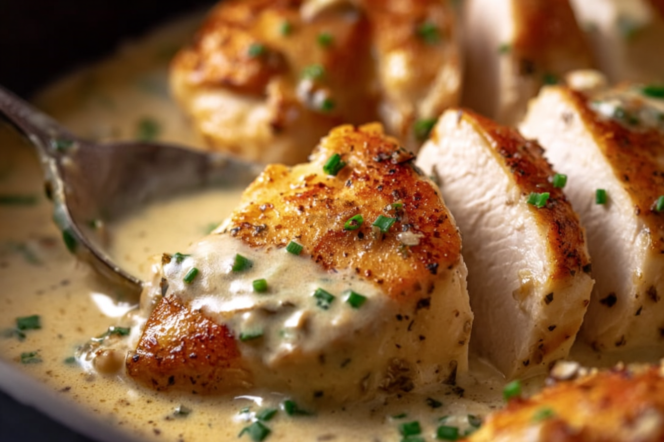Creamy Garlic Herb Chicken Skillet