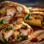 Crispy Chicken & Spinach Cheese Wraps: Discover the Recipe! 3 Crispy Chicken & Spinach Cheese Wraps