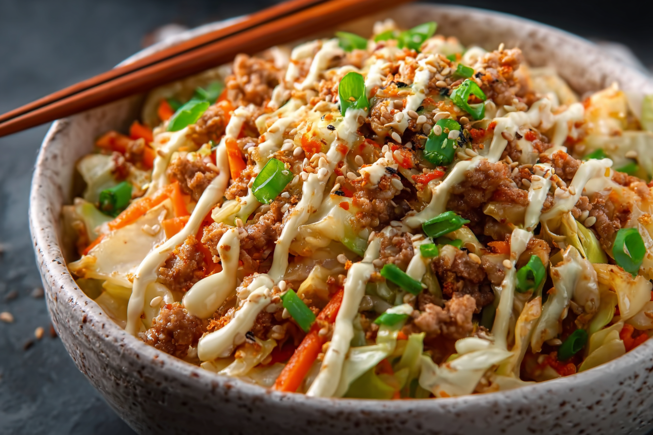 Egg Roll in a Bowl: Quick, Easy, and Delicious Recipe! 2 Egg Roll in a Bowl