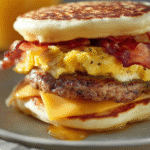 Savory Pancake Breakfast Sandwich: A Delicious Morning Feast! 3 Savory Pancake Breakfast Sandwich