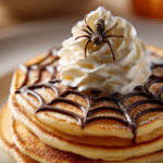 Spooky Spiderweb Pancakes: A Fun Halloween Breakfast! 3 Spooky Spiderweb Pancakes