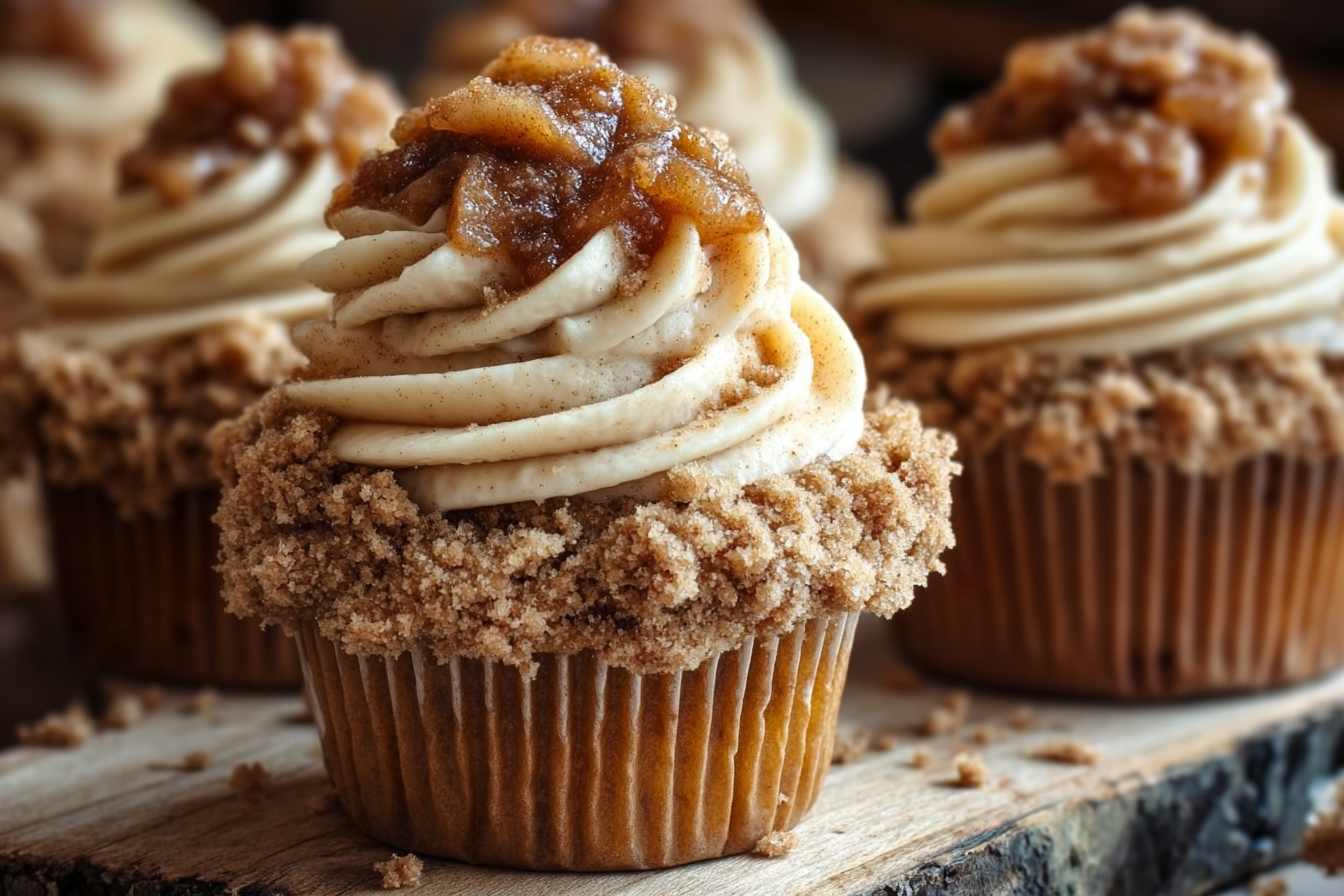 Apple Crisp Cupcakes: Discover the Ultimate Recipe Today! 2 Apple Crisp Cupcakes