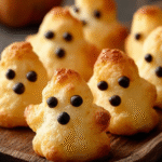 Cheesy Ghost Puffs: Create Spooky Halloween Treats! 3 Cheesy Ghost Puffs