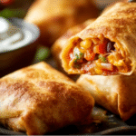 Crispy Baked Veggie Chimichangas for a Tasty Twist! 3 Crispy Baked Veggie Chimichangas