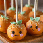 Cute Pumpkin Cake Pops