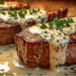 Garlic Herb Cream Sauce Steaks