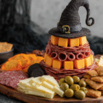 Halloween Witch Hat Charcuterie Tower: A Spooky Delight! 3 Halloween Witch Hat Charcuterie Tower