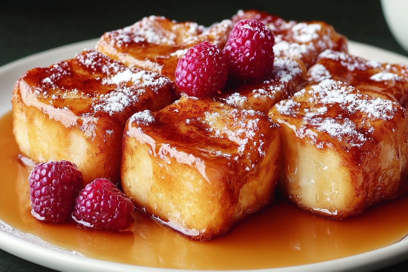 Mini Custard French Toast Bites: A Delightful Treat! 2 Mini Custard French Toast Bites