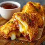 Crispy Fried Grilled Cheese Pockets: Simply Irresistible Bliss 7 Crispy Fried Grilled Cheese Pockets First Image