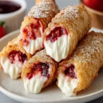Strawberry Cream Cheese Dessert Egg Rolls: Irresistibly Sweet Delight 7 Strawberry Cream Cheese Dessert Egg Rolls First Image
