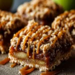 Caramel Apple Crumble Bars First Image