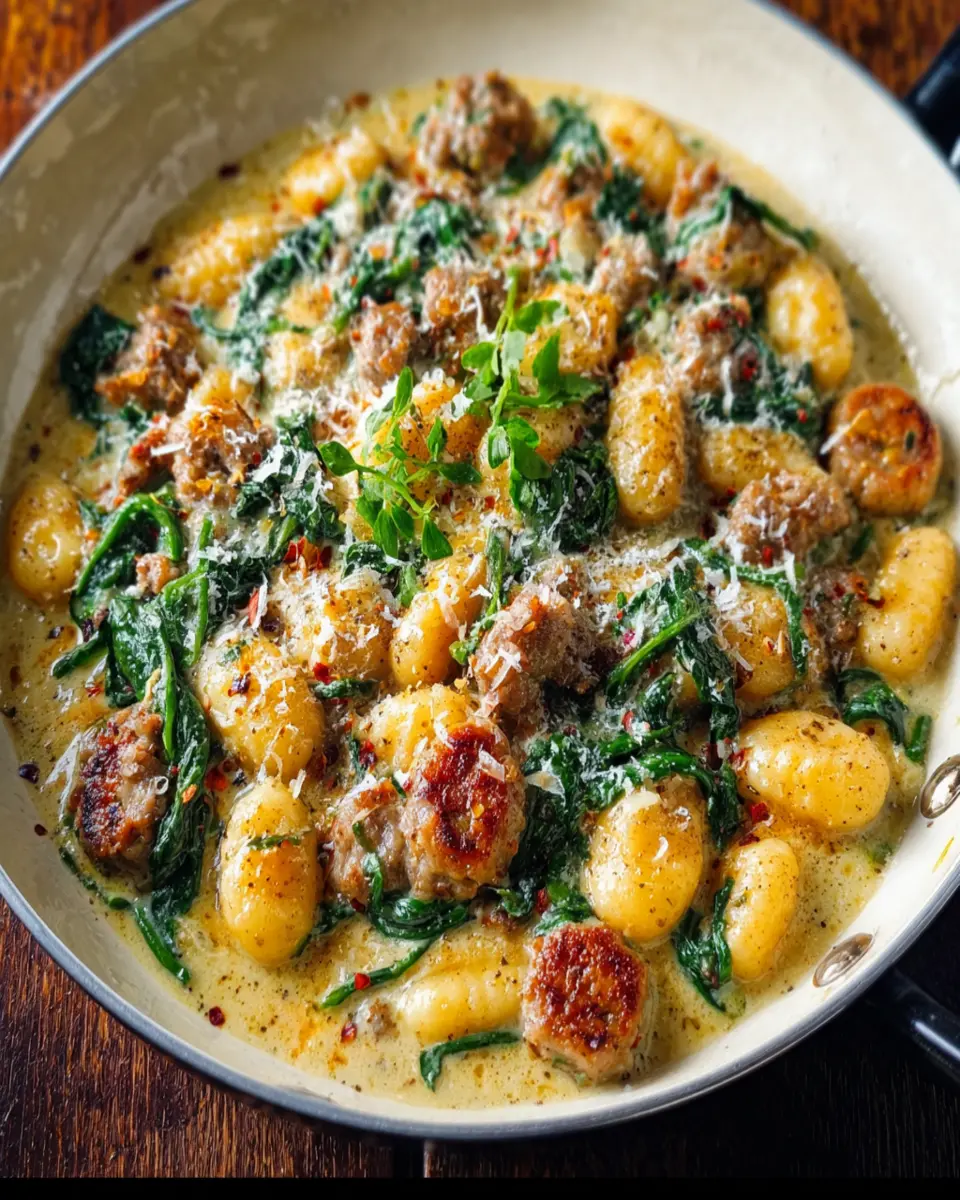 Creamy Sausage and Spinach Gnocchi: A Cozy Comfort Dish 6