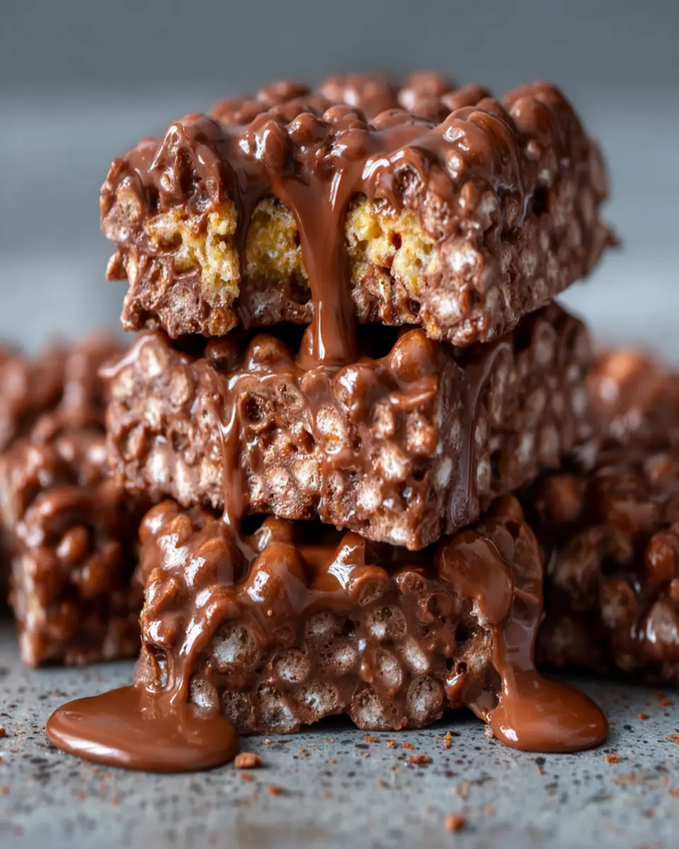 No-Bake Chocolate Crunch Bars: Irresistibly Decadent Delight! 5 No-Bake Chocolate Crunch Bars First Image