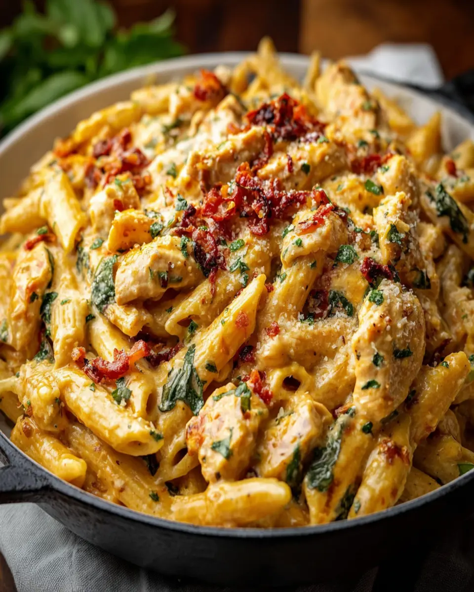 Creamy Tuscan Chicken Penne: A Cozy Night In Delight 5 Creamy Tuscan Chicken Penne First Image