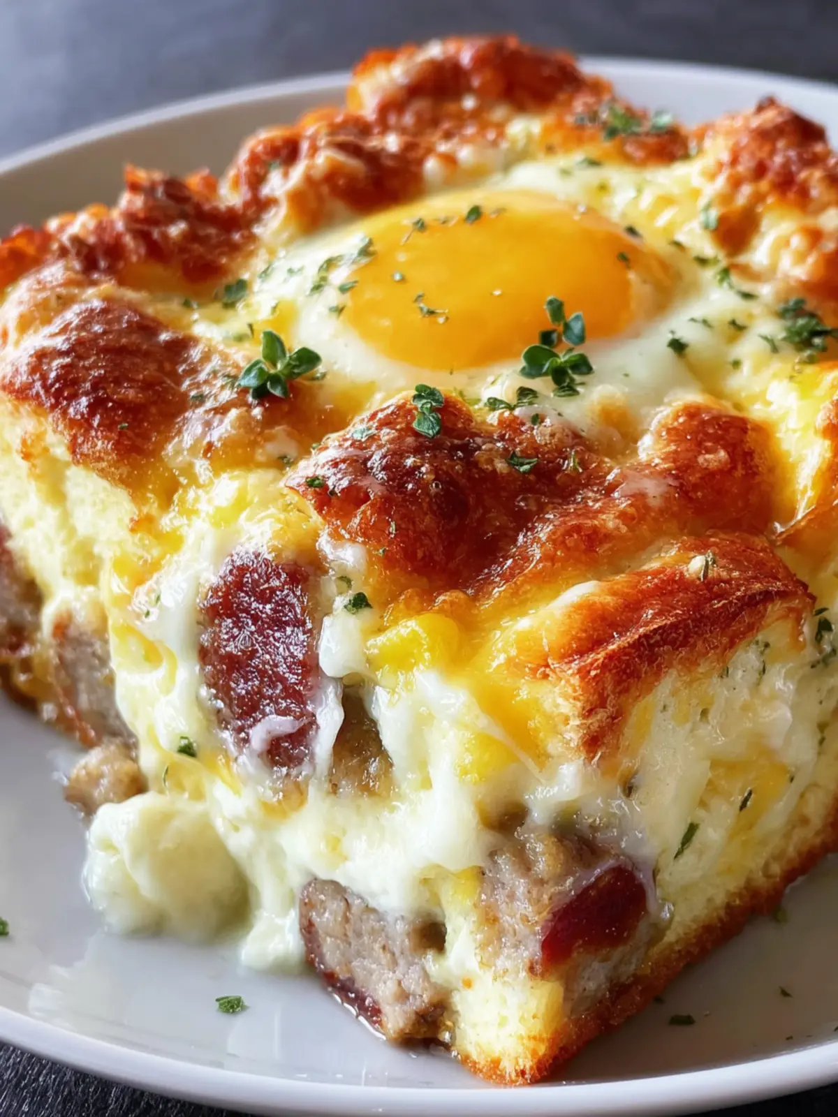 Sausage & Cheese Breakfast Casserole: The Best Weekend Treat 6
