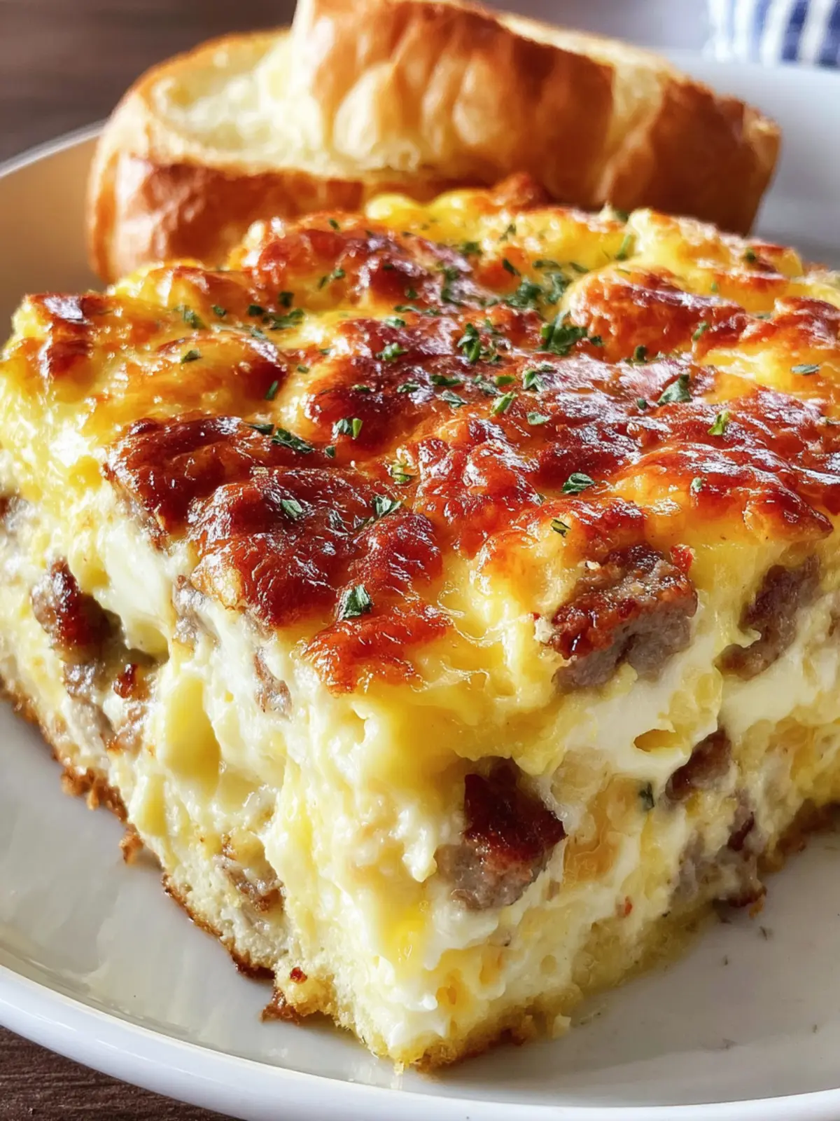 Sausage & Cheese Breakfast Casserole: The Best Weekend Treat 5 Sausage & Cheese Breakfast Casserole: 5 Reasons to Love It First Image