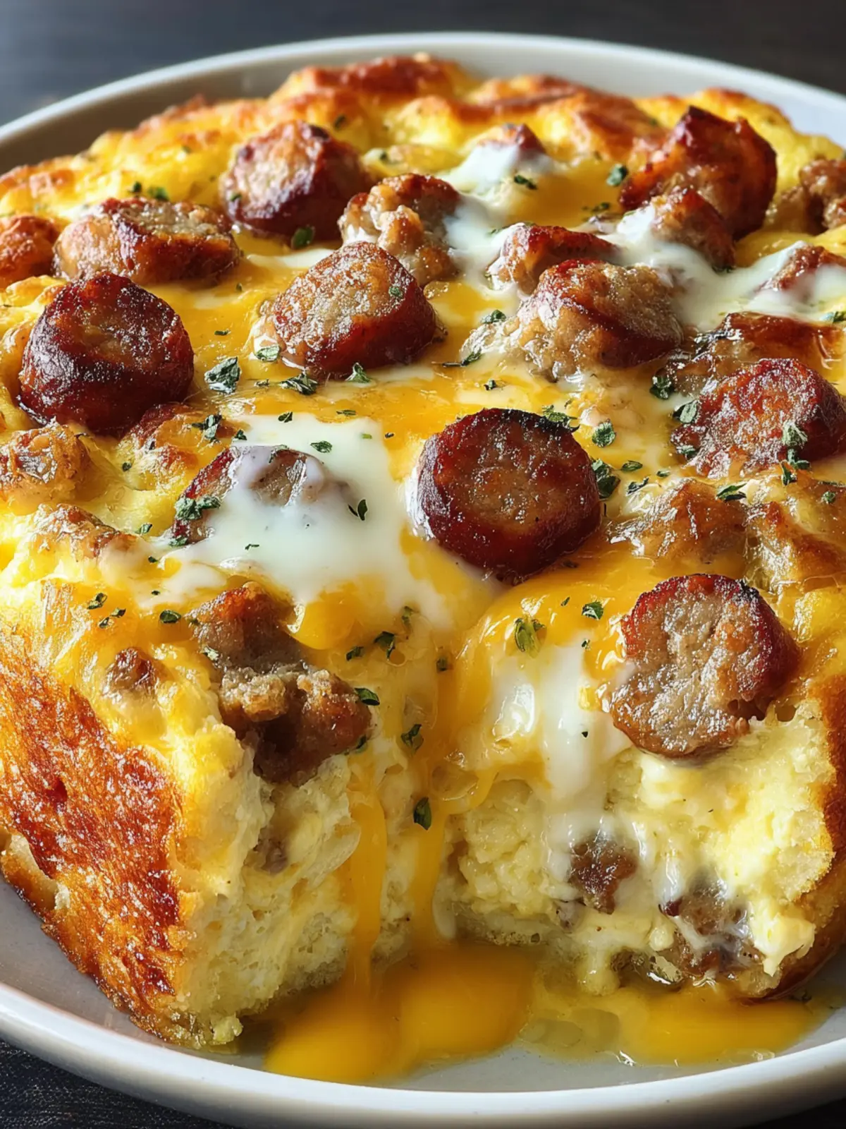 Sausage & Cheese Breakfast Casserole: The Best Weekend Treat 8 z2bw4y0h0zaudqejzsce