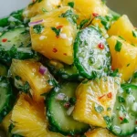 Refreshing Pineapple Cucumber Salad First Image
