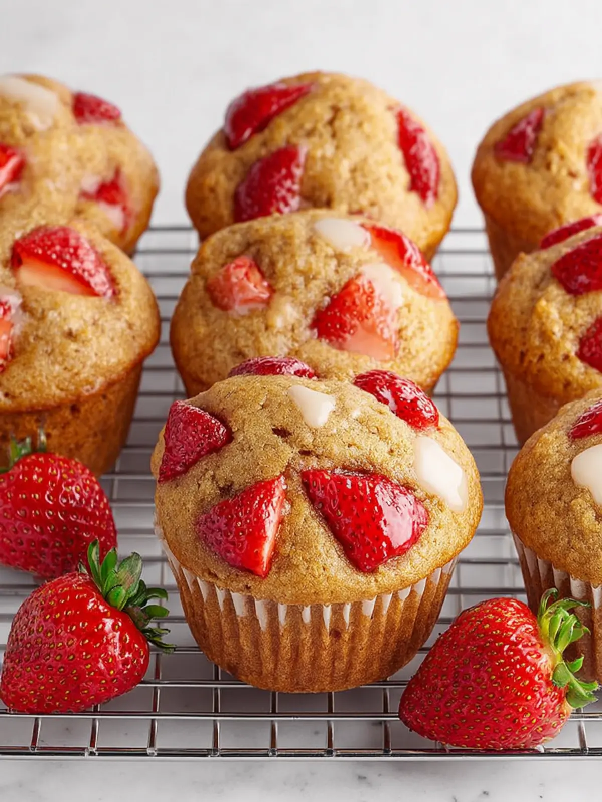 Strawberry Banana Muffins: Easy, Fruity Bliss at Home 5 Strawberry Banana Muffins First Image