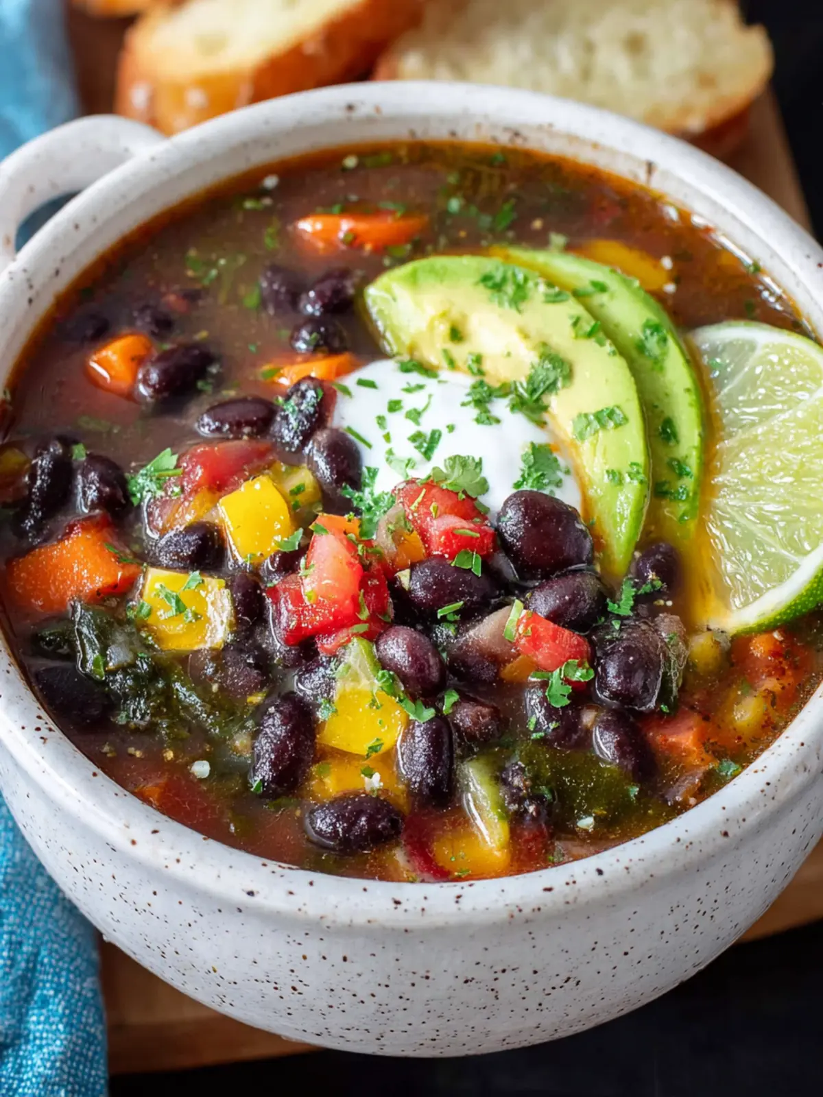 Black Bean Soup: Creamy Comfort in Every Bowl 5 Black Bean Soup First Image