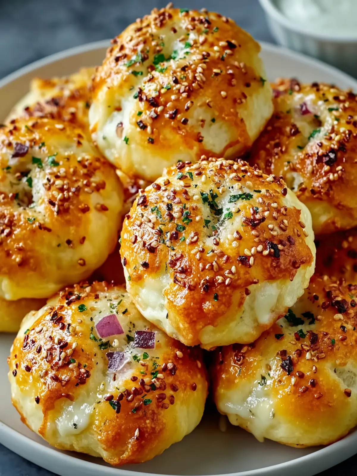 High-Protein Bagel Bites: Your Guilt-Free Snack Upgrade 5 High-Protein Bagel Bites Recipe First Image