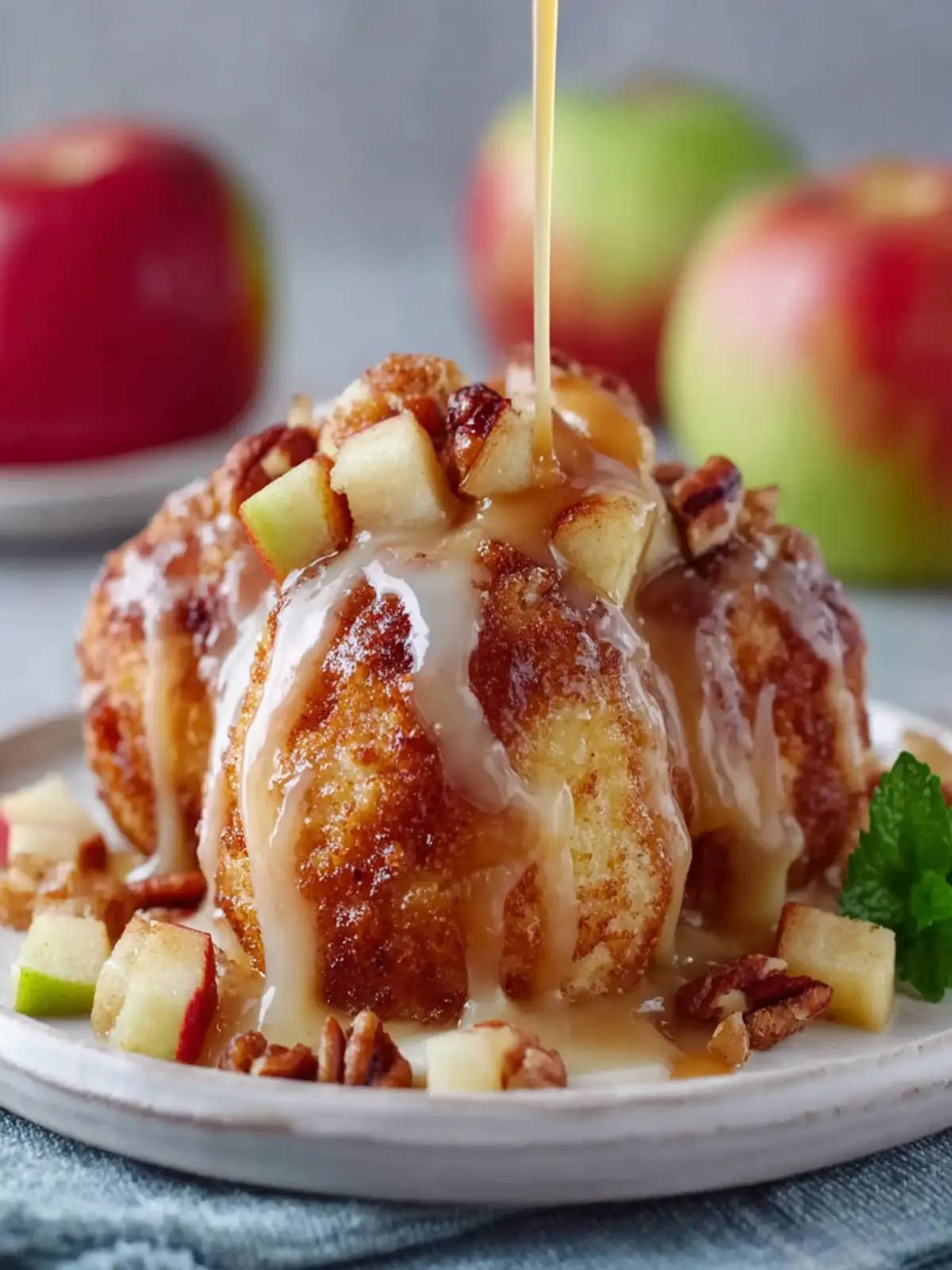 Apple Pecan Bites: Indulgent Treats with Heavenly Caramel Sauce 7
