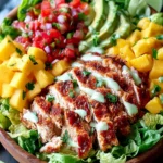Fiesta-Worthy Chipotle Chicken Salad with Honey Lime Mango Dressing First Image