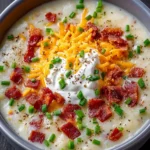 Loaded Potato Soup Bliss: Indulgent Comfort in Every Spoonful 9 Loaded Potato Soup First Image