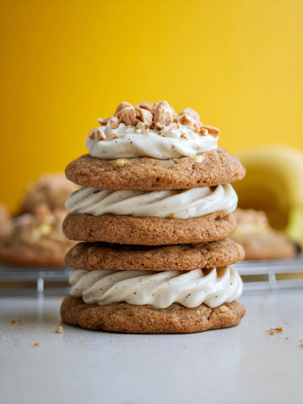 Banana Pudding Stuffed Cookies: Indulgent & Gluten-Free Treats 5 Banana Pudding Stuffed Cookies (Gluten-Free, Dairy-Free Option) First Image