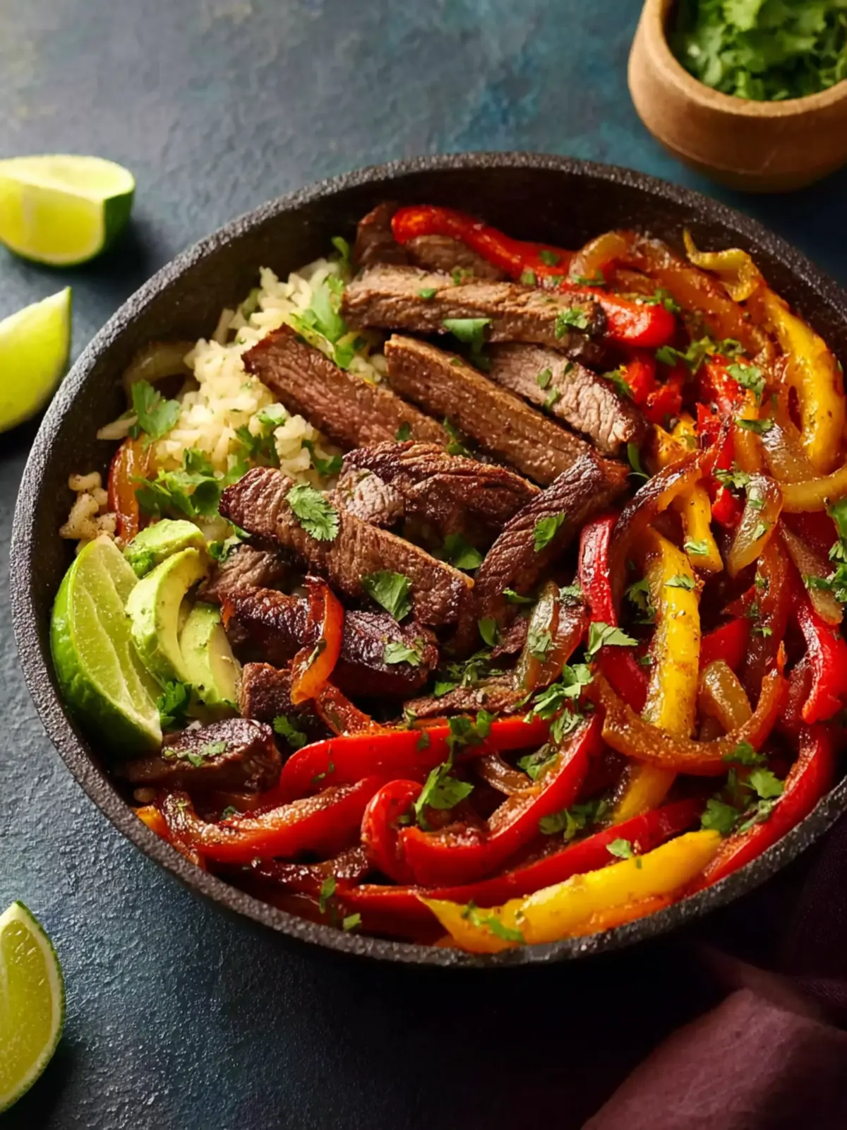 Skillet Steak Fajitas First Image