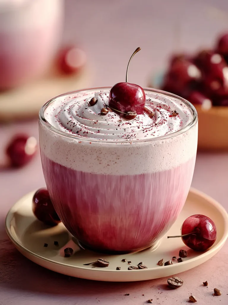 Cherry Vanilla Tea Latte First Image
