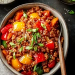 Irresistible Sweet & Sour Ground Chicken: A Quick 1-Pan Delight 9 Irresistible Sweet & Sour Ground Chicken - 1-Pan Dinner! First Image