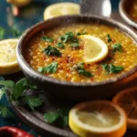 Lebanese Lemon Lentil Soup First Image