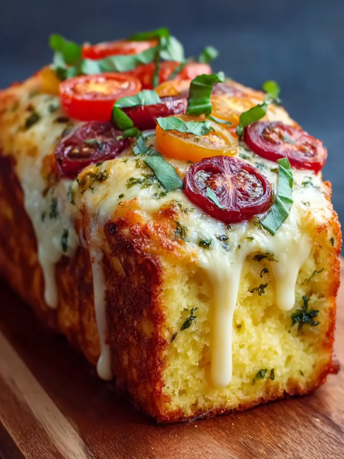 Irresistible Caprese Quick Bread First Image