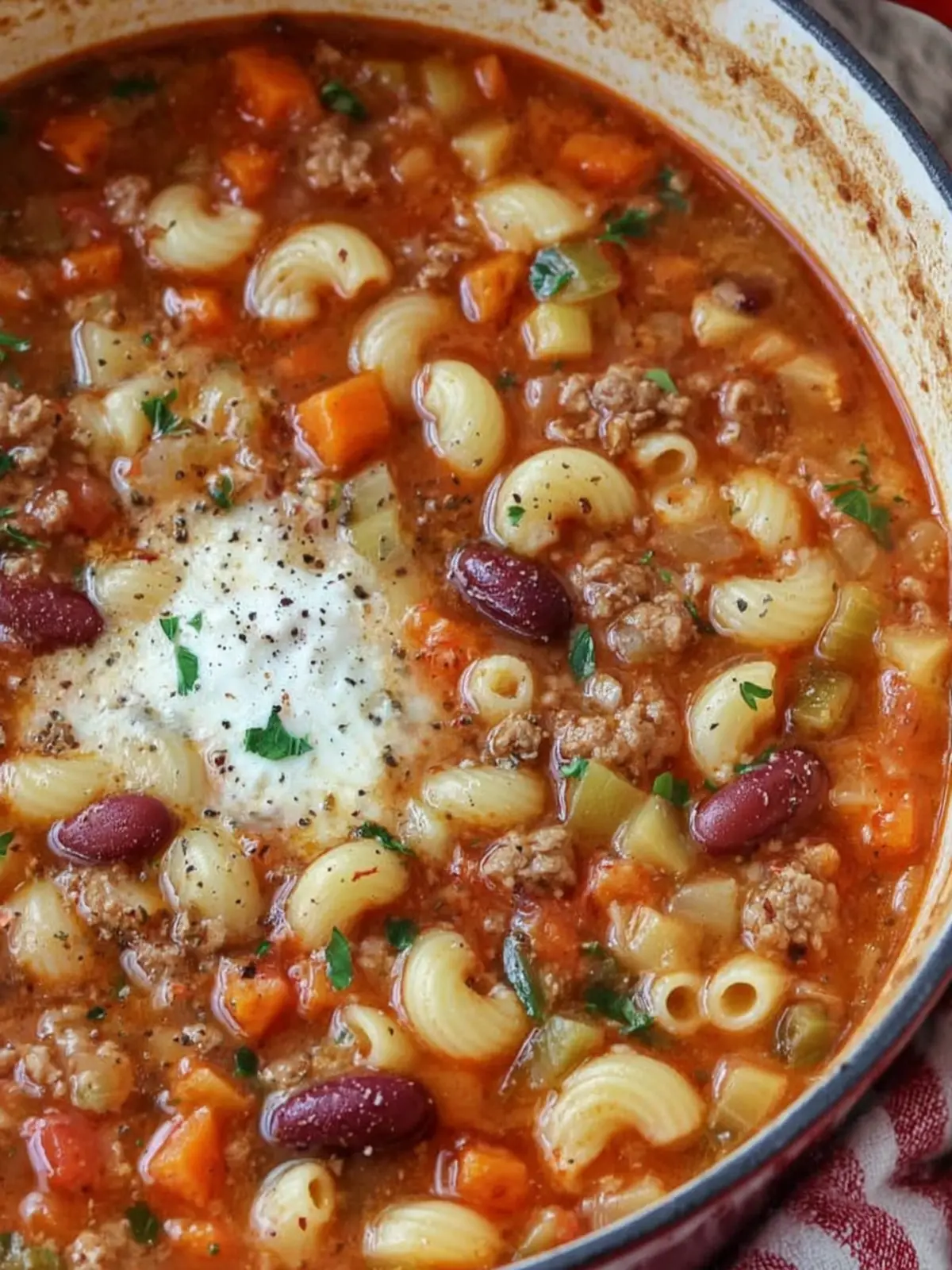 Easy Pasta Fagioli Soup: Cozy Comfort in Every Spoonful 8