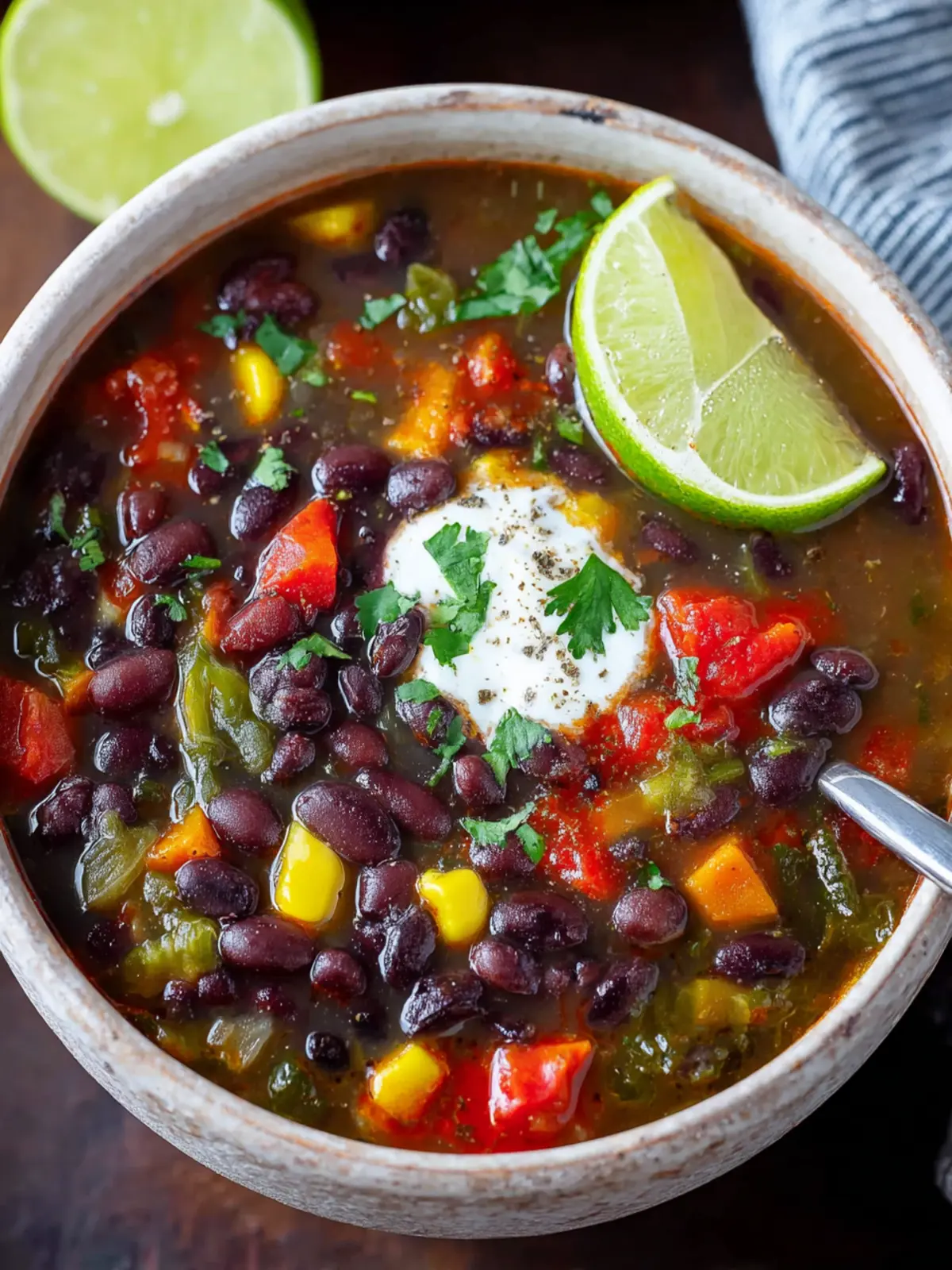 Black Bean Soup: Creamy Comfort in Every Bowl 6
