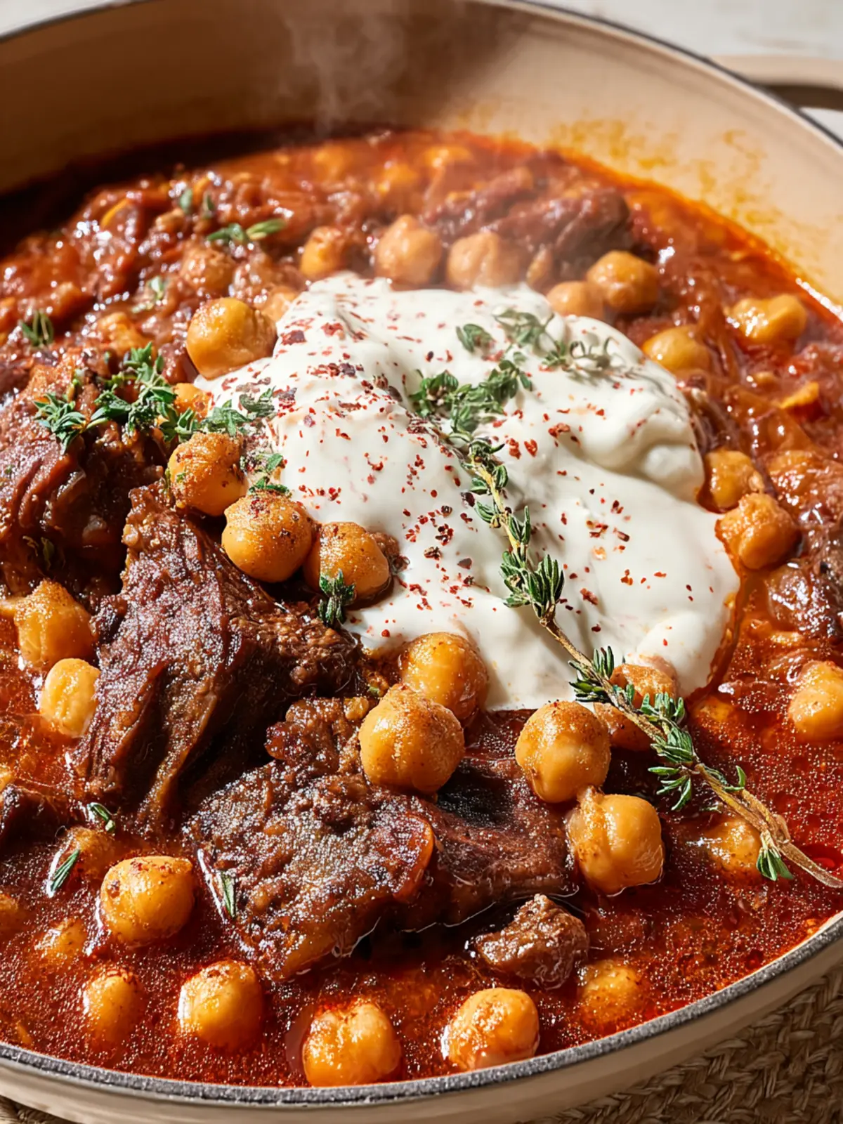 Hearty Smoked Paprika Chickpea Pot Roast Recipe Delight First Image