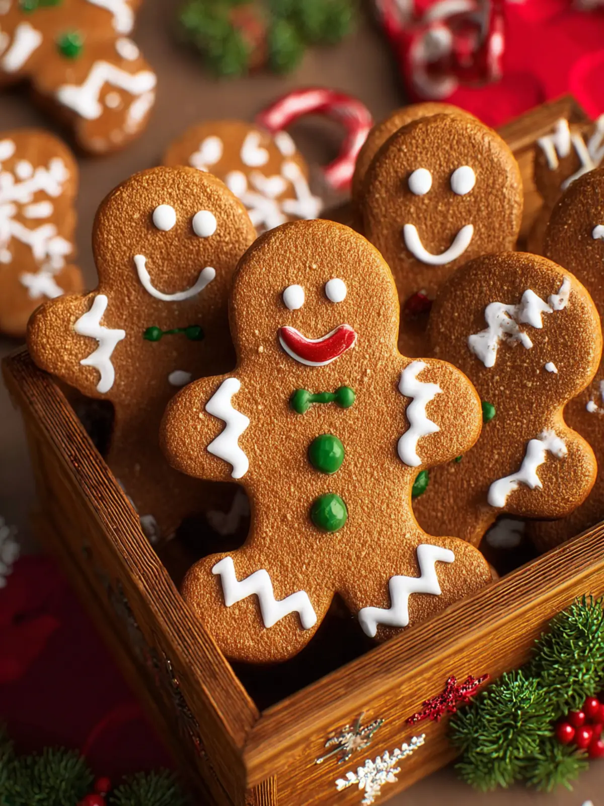 Gingerbread Men Cookies First Image