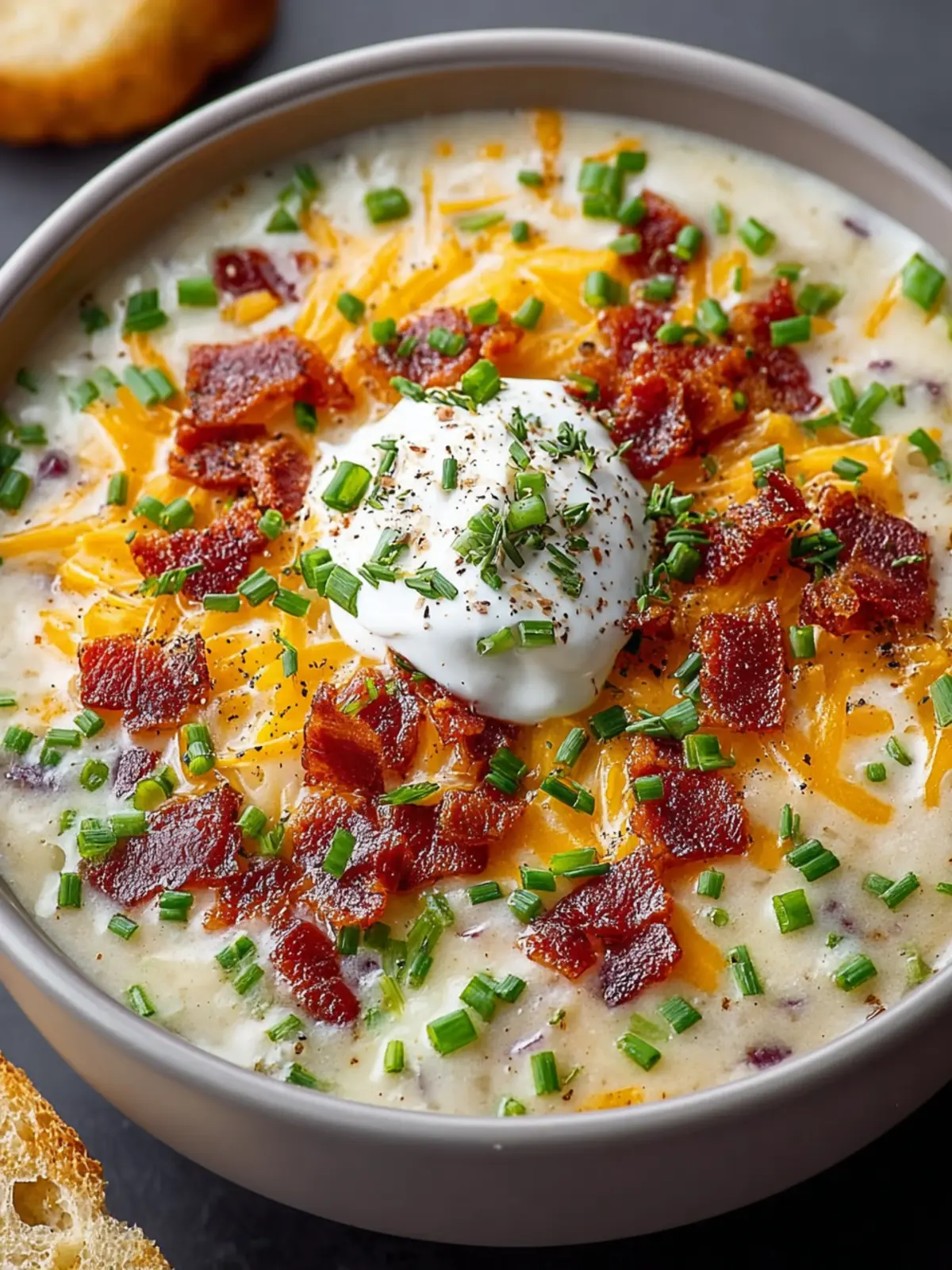 Loaded Potato Soup Bliss: Indulgent Comfort in Every Spoonful 6