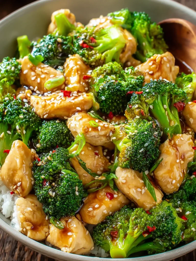 Healthy Low-Calorie Chicken and Broccoli Stir Fry Recipe First Image