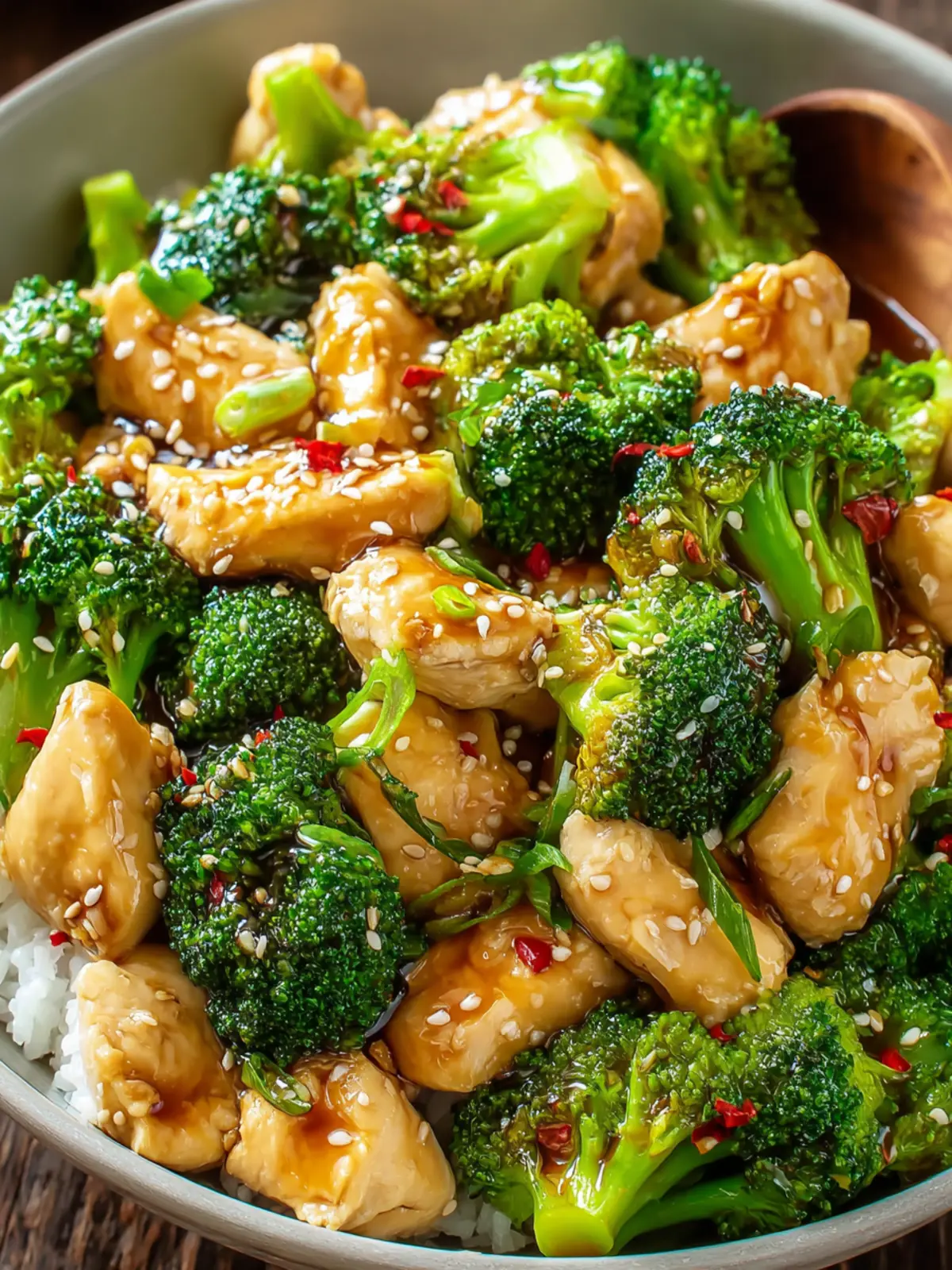 Healthy Low-Calorie Chicken and Broccoli Stir Fry Recipe First Image