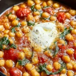 Cozy Saffron Chickpea and Tomato Stew Recipe Delight First Image