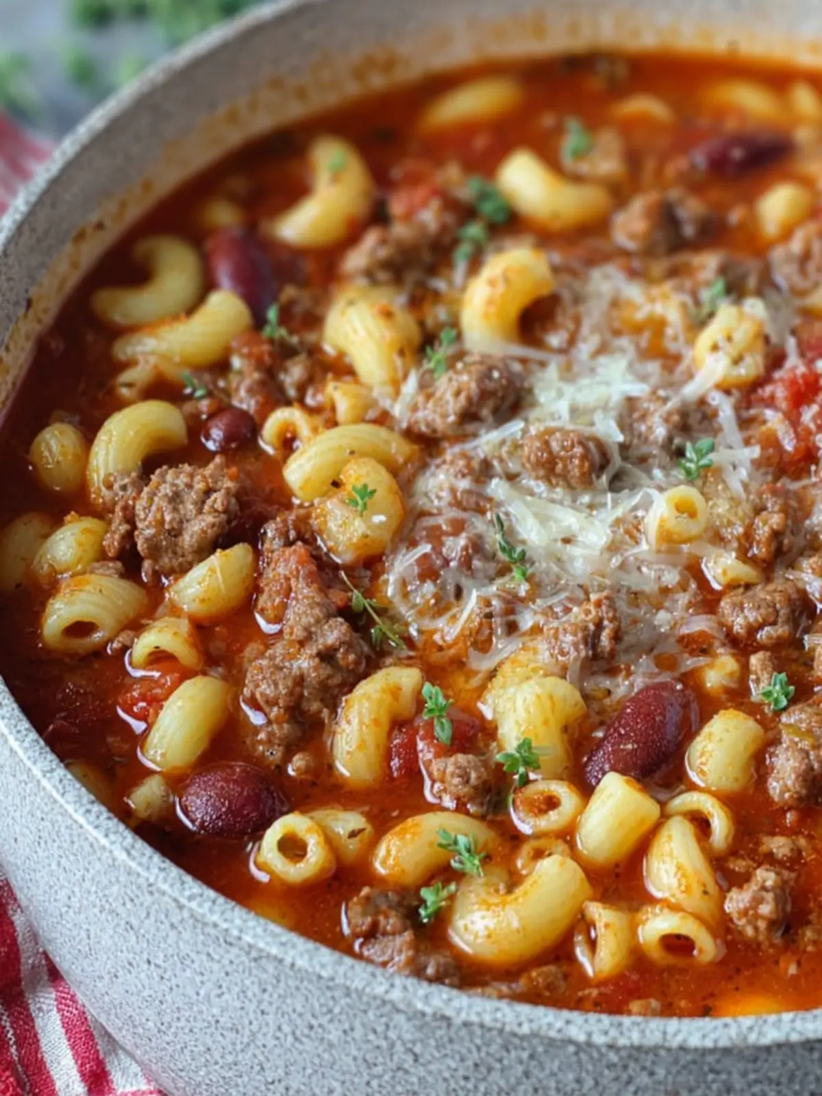 Easy Pasta Fagioli Soup First Image