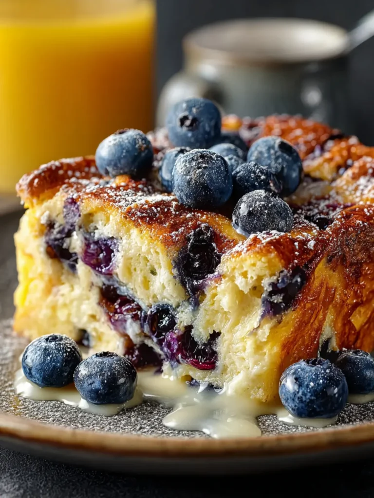 Blueberry Buttermilk Pancake Casserole First Image