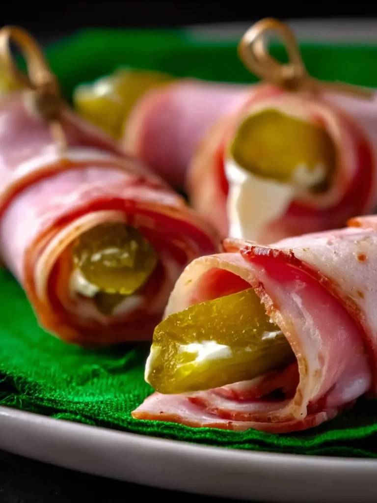Ham and Pickle Roll Ups First Image