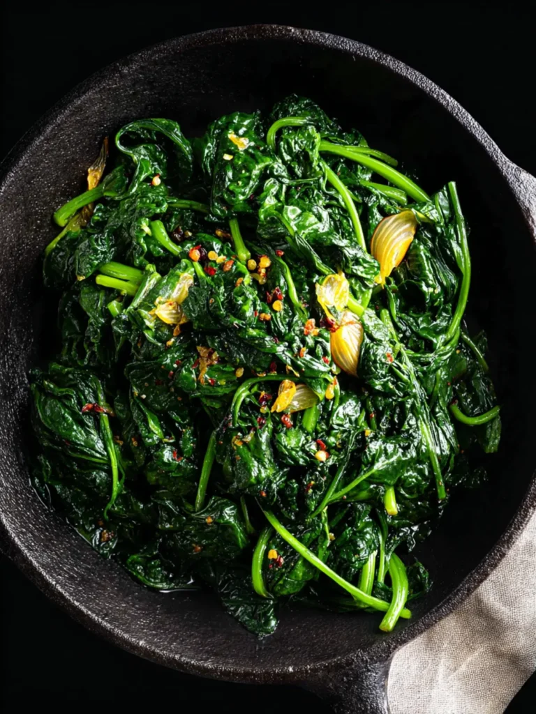 Sautéed Spinach First Image