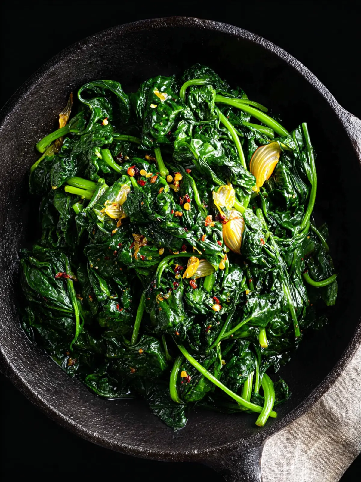 Sautéed Spinach First Image
