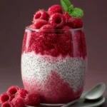 Vanilla Raspberry Chia Pudding First Image