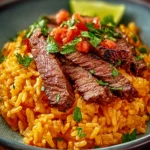 Irresistible Queso Rice: Best Recipe with Savory Steak Strips 9 Irresistible Queso Rice with Steak Strips Recipe First Image