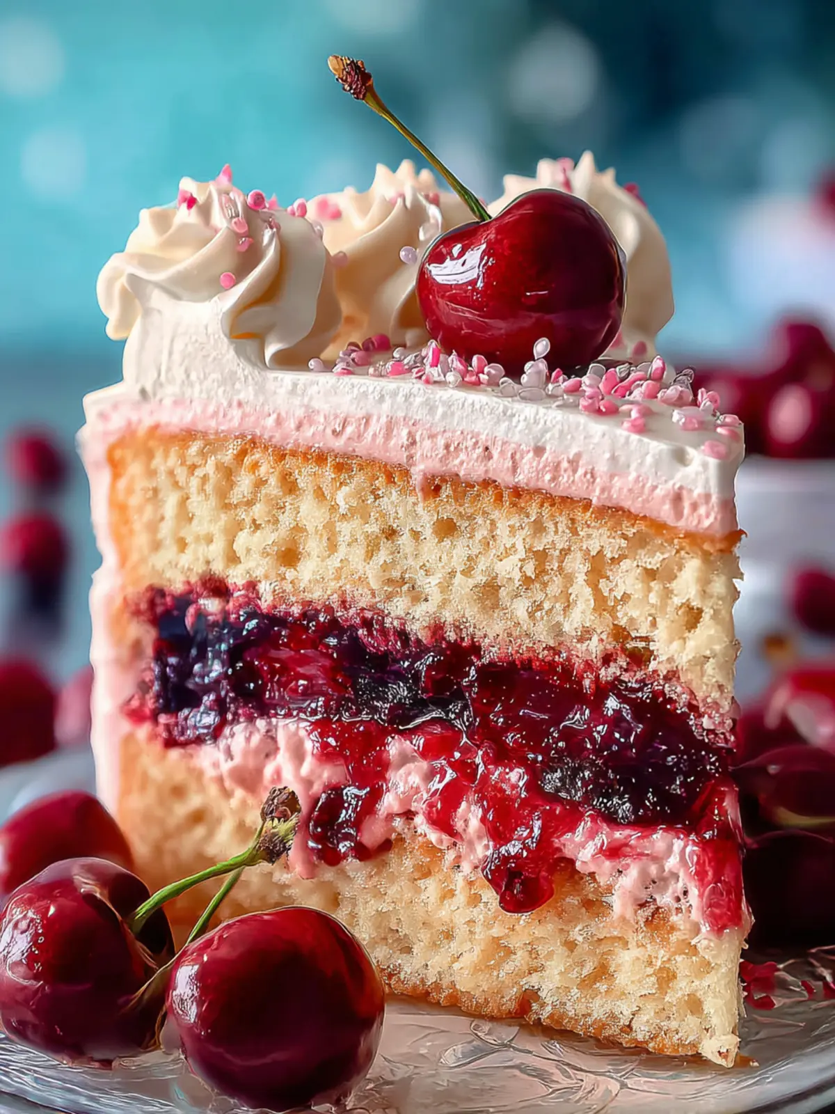 Irresistible Cherry Cake Recipe for Sweet Nostalgic Moments 5 Irresistible Cherry Cake Recipe for Sweet Memories First Image